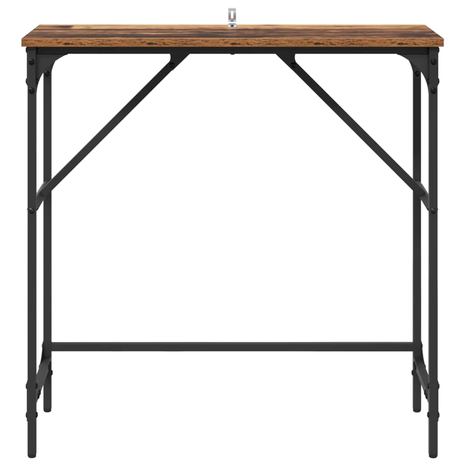 Konzolna miza Star les 75 x 32 x 75 cm Inženirski les - slika 5