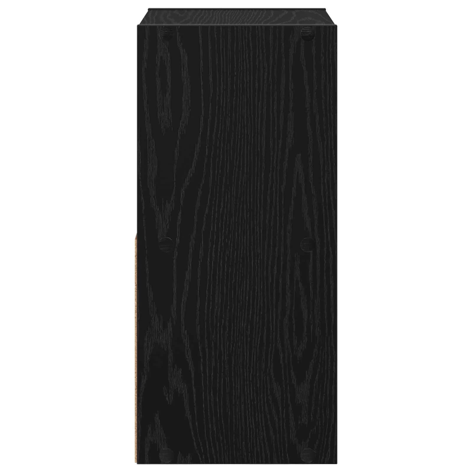 Nočna omarica 2 kos Črna Orehovina 30,5 x 27 x 59,5 cm - slika 7