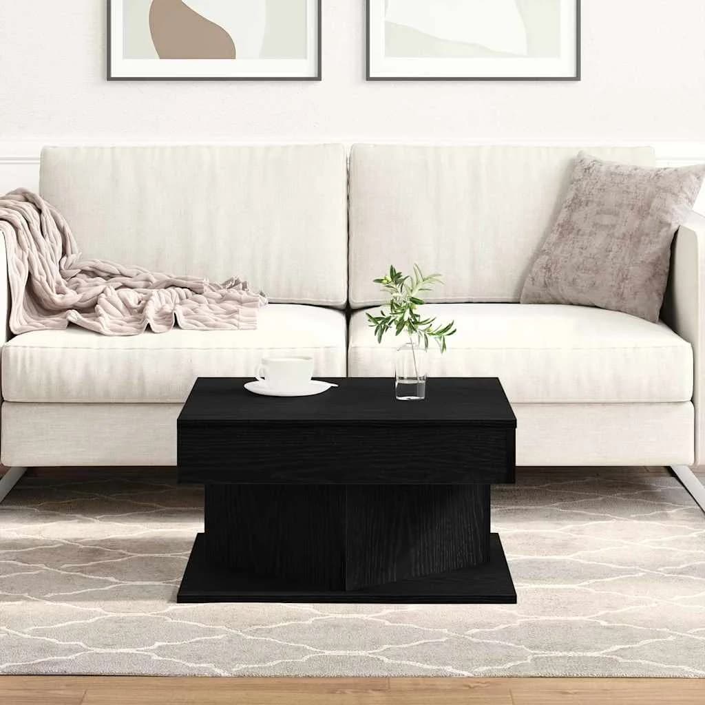 Klubska miza Črna Orehovina 57 x 57 x 30 cm Inženirski les