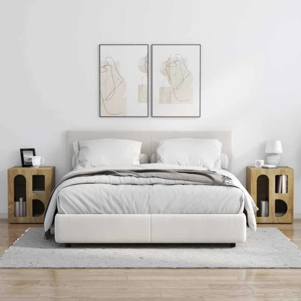 Nočna omarica ELST 2 kos Sonoma hrast 40 x 35 x 50 cm - slika 4