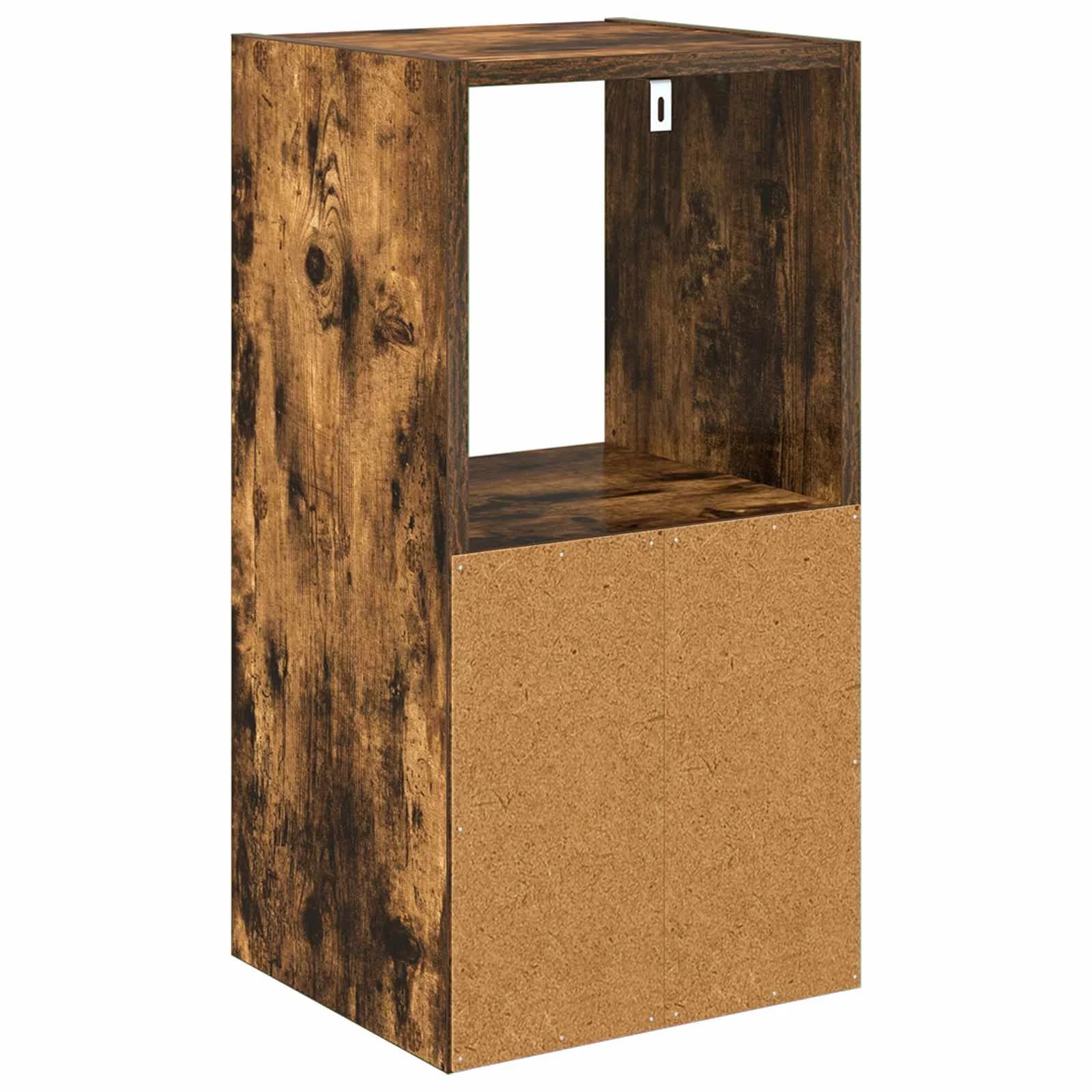 Nočna omarica 2 kos Dimljeni oreh 30,5 x 27 x 59,5 cm - slika 8