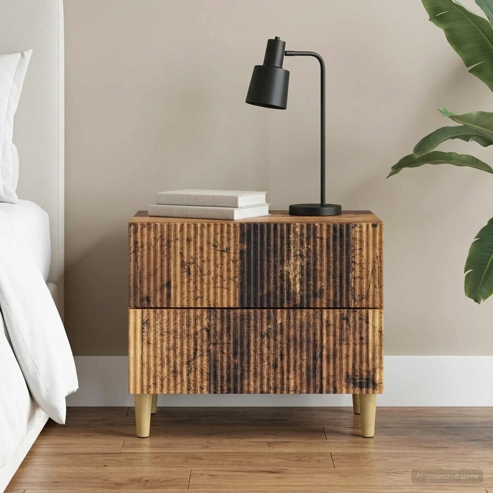 Nočna omarica Star les 62 x 34,5 x 48 cm Inženirski les