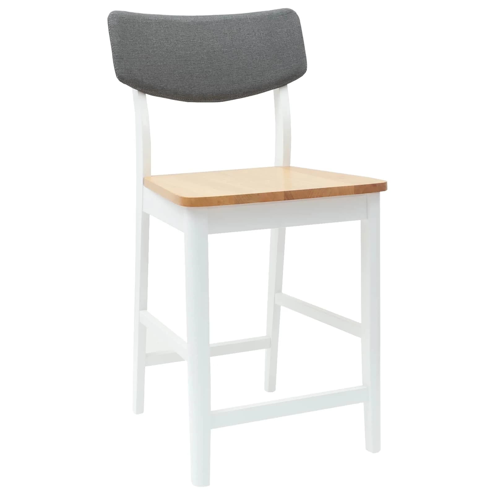 Jedilni stoli 2 kos Masivno gumovo les Bela 48 x 49 x 95 cm - slika 4