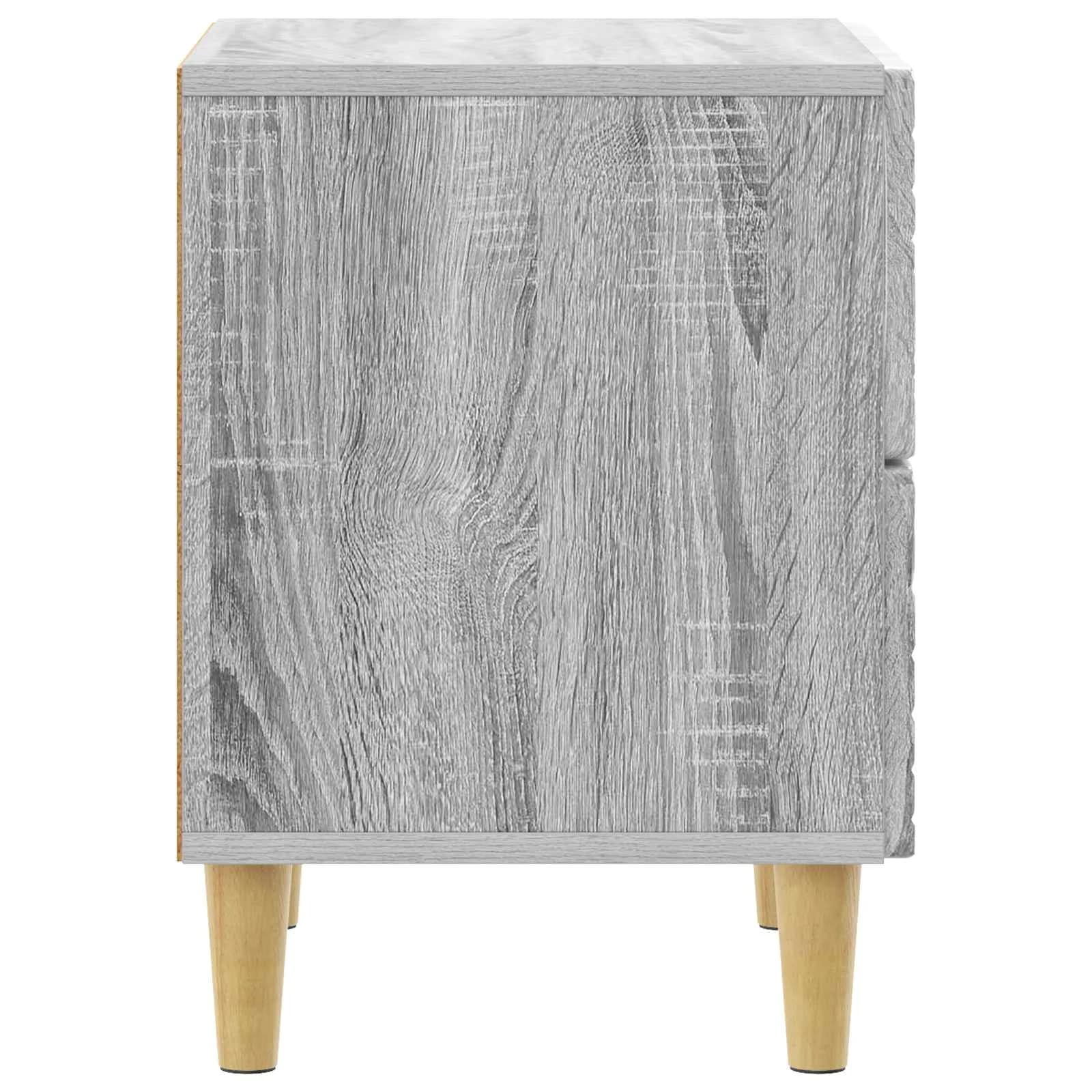 Nočna omarica 2 kos Siva Sonoma 43 x 34,5 x 48 cm - slika 7