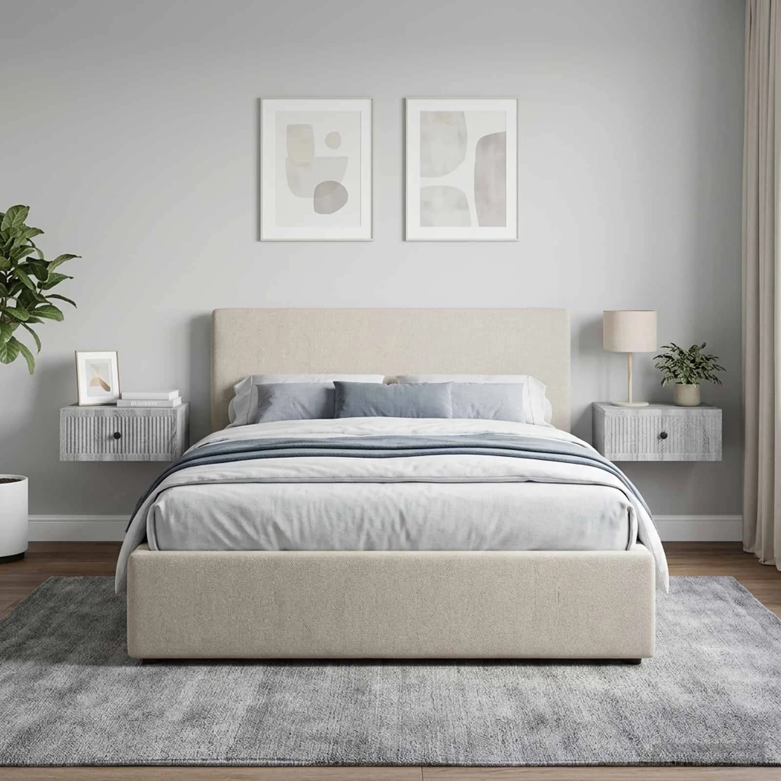 Nočna omarica 2 kos Siva Sonoma 49 x 34,5 x 20 cm - slika 4