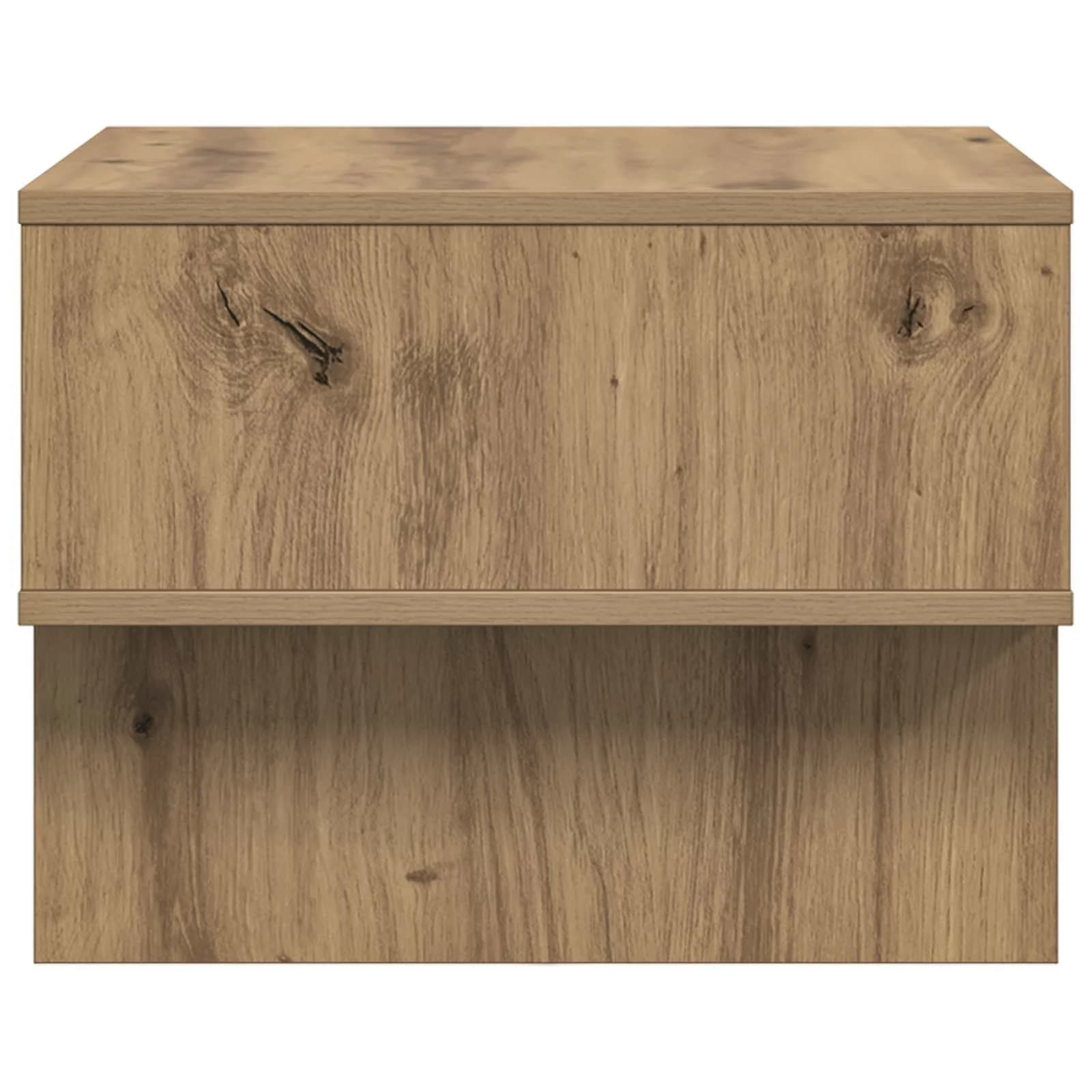 Klubska miza Umetni hrast 48 x 46 x 35 cm Inženirski les - slika 6