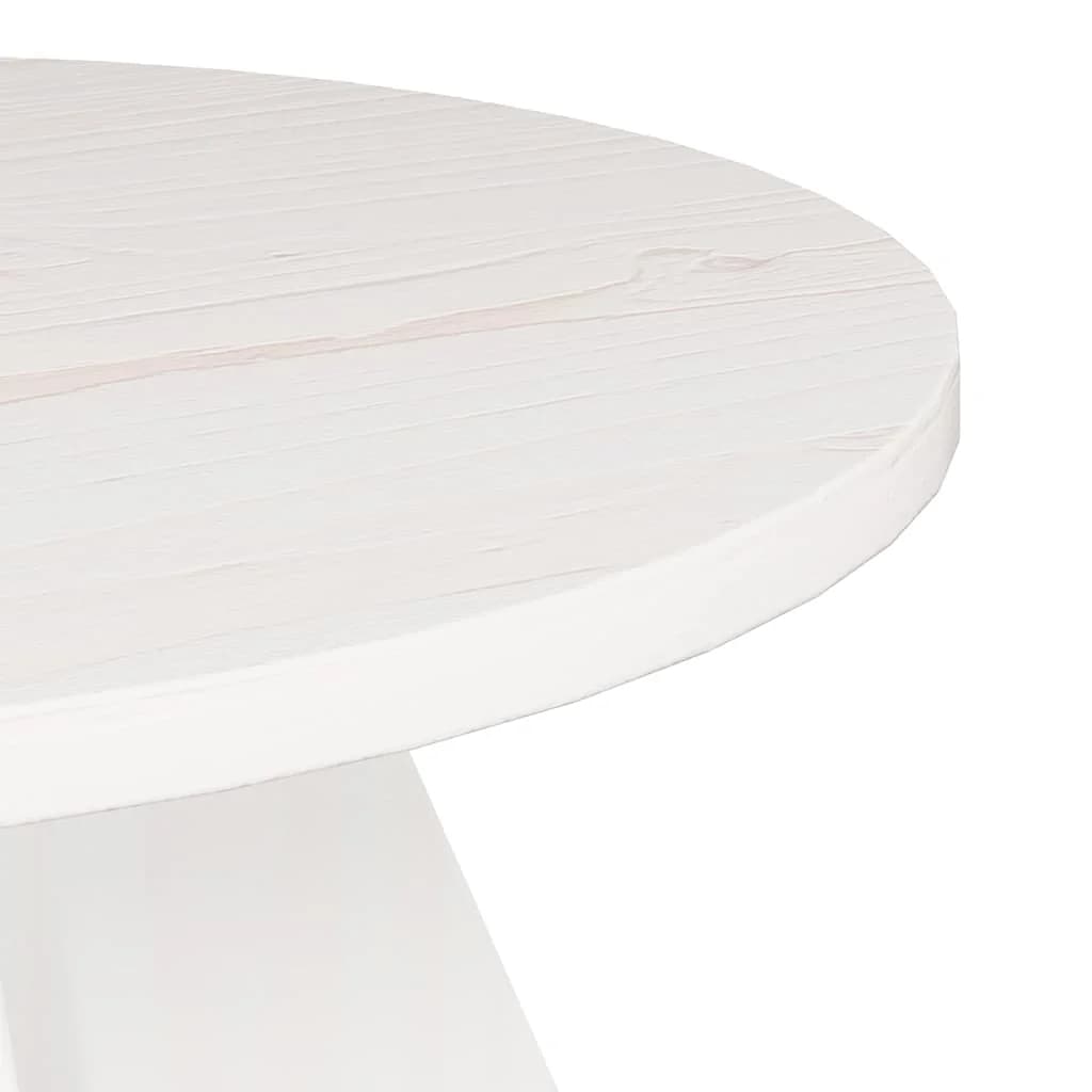 Klubska miza 3 kos Bela 49 x 49 x 30 cm - slika 8