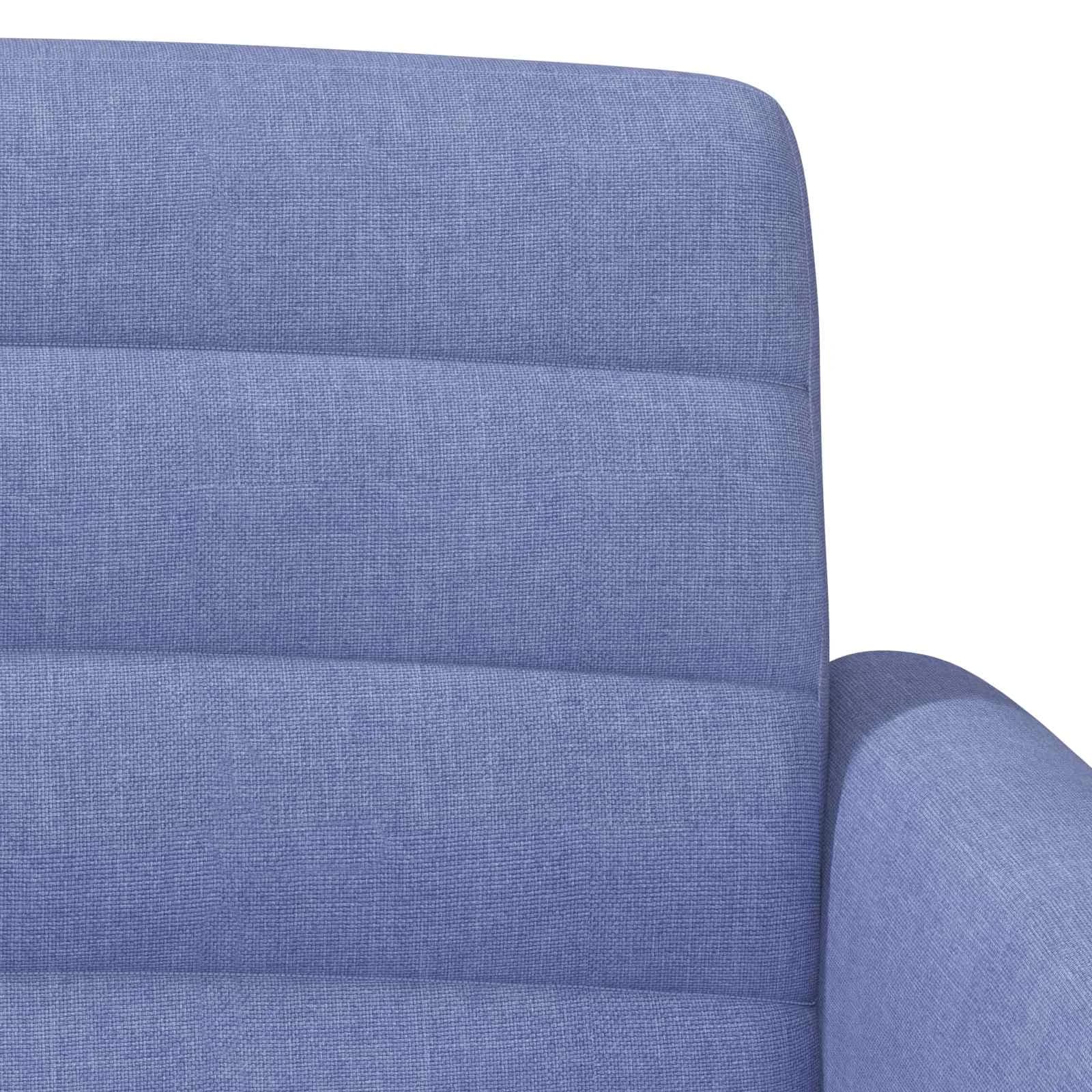 Dvojnica s gumbi Jeans modra 116 x 67 x 80 cm Blago - slika 7