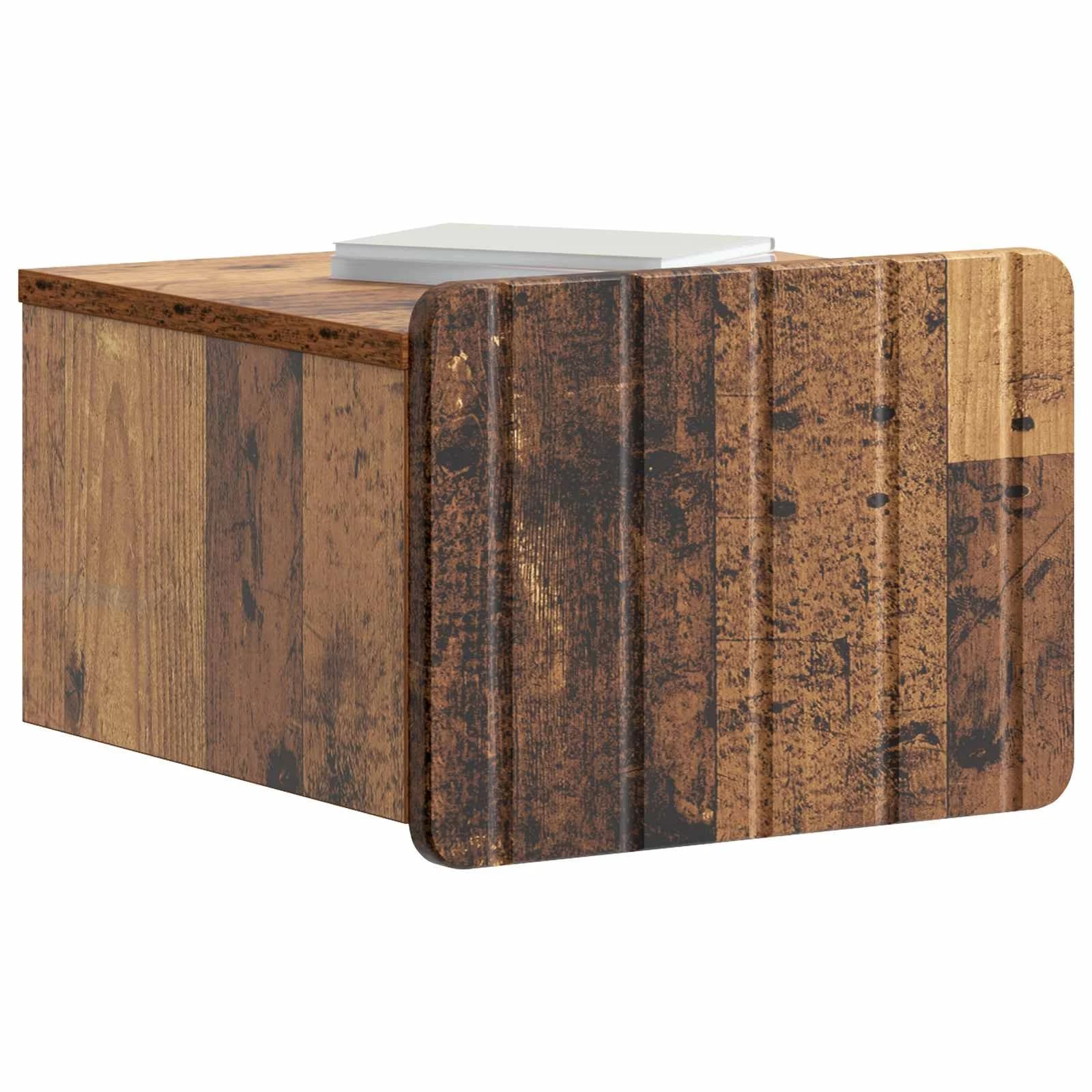 Stenski nočni omarici Star les 33 x 34,5 x 24 cm Inženirski les - slika 3