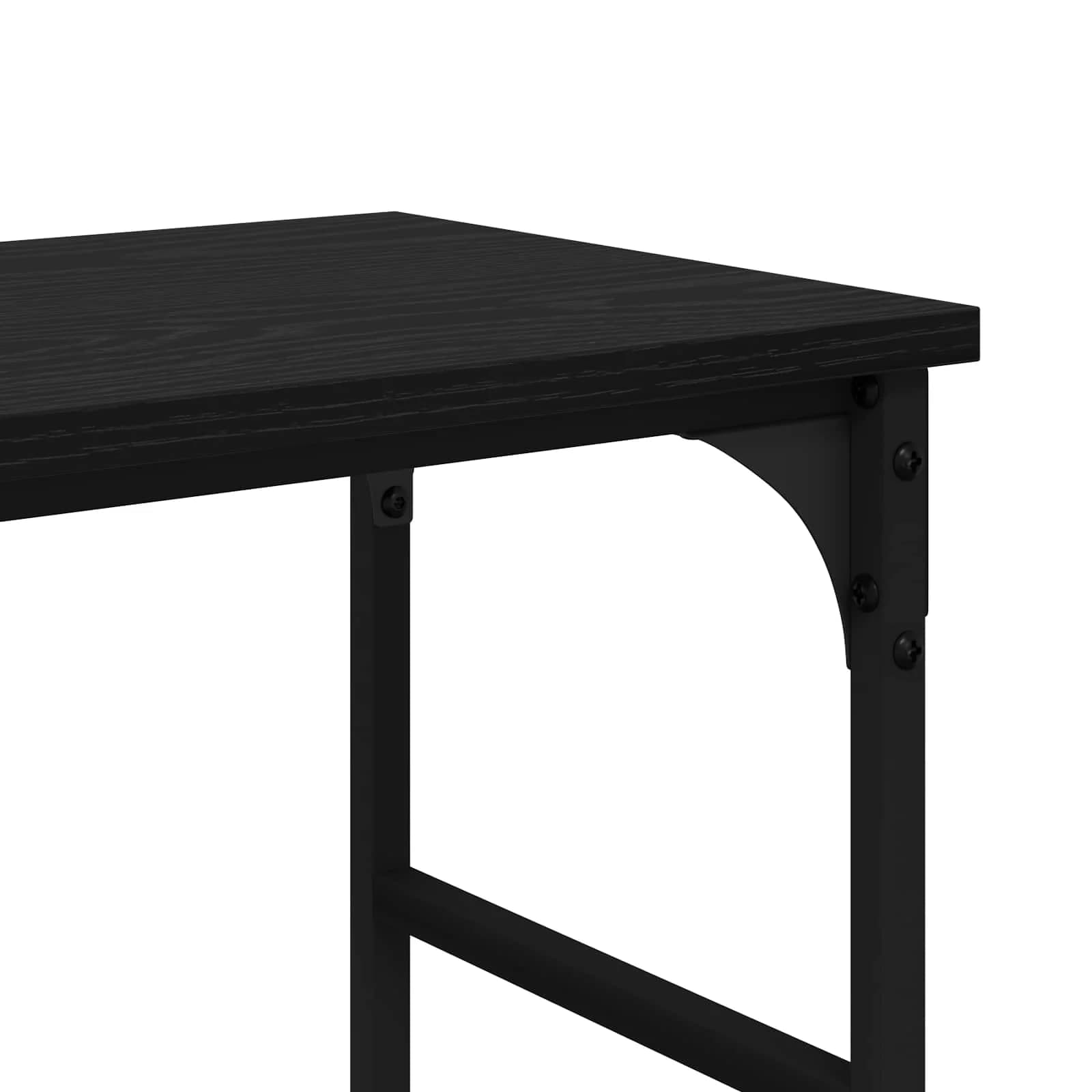 Konzolna miza Črna Orehovina 150 x 29 x 76,5 cm Inženirski les - slika 8