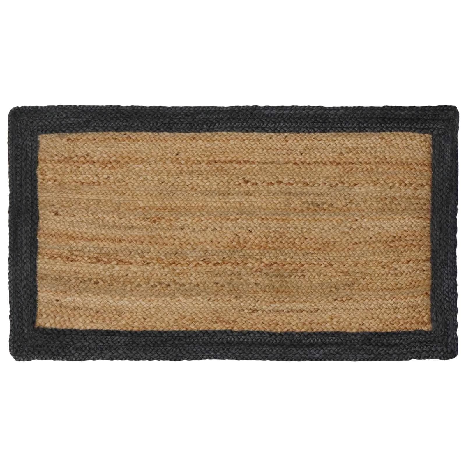 Preproge za površine Temno siva 60 x 110 cm Juta