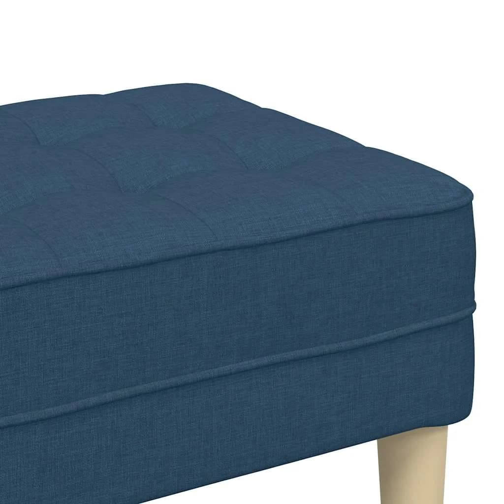 klop z blazino Modra 113 x 57 x 39 cm blago - slika 7