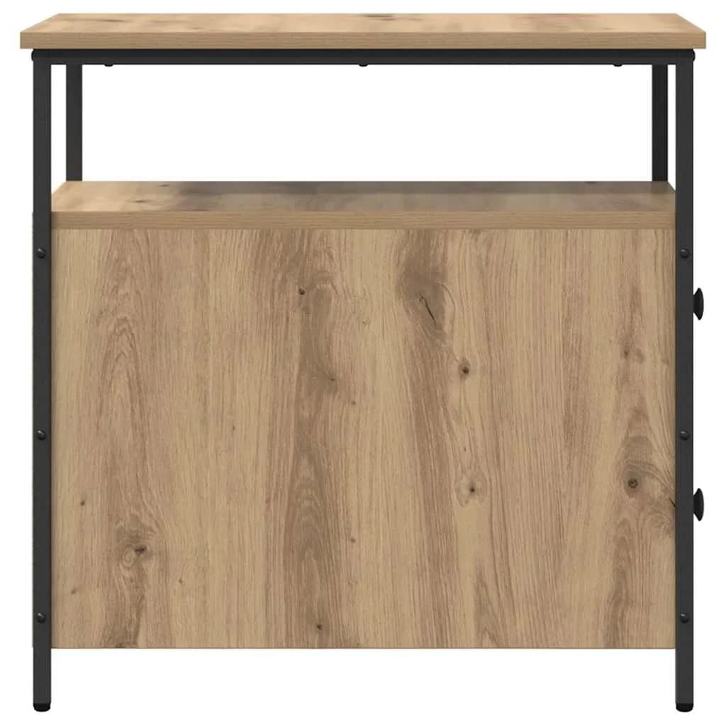 Nočna omarica artisan hrast 30 x 60 x 60 cm Inženirski les - slika 7