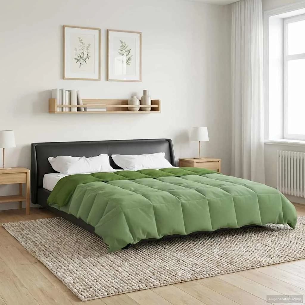 Zimska posteljnina Šonerisan Zelena 220 x 260 cm Mikrovlakna
