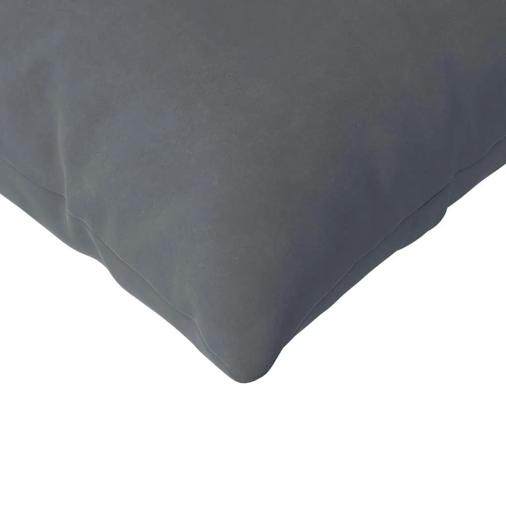 Blazine za kavč 2 pcs Temno siva 200 x 40 cm Žametna tkanina - slika 7