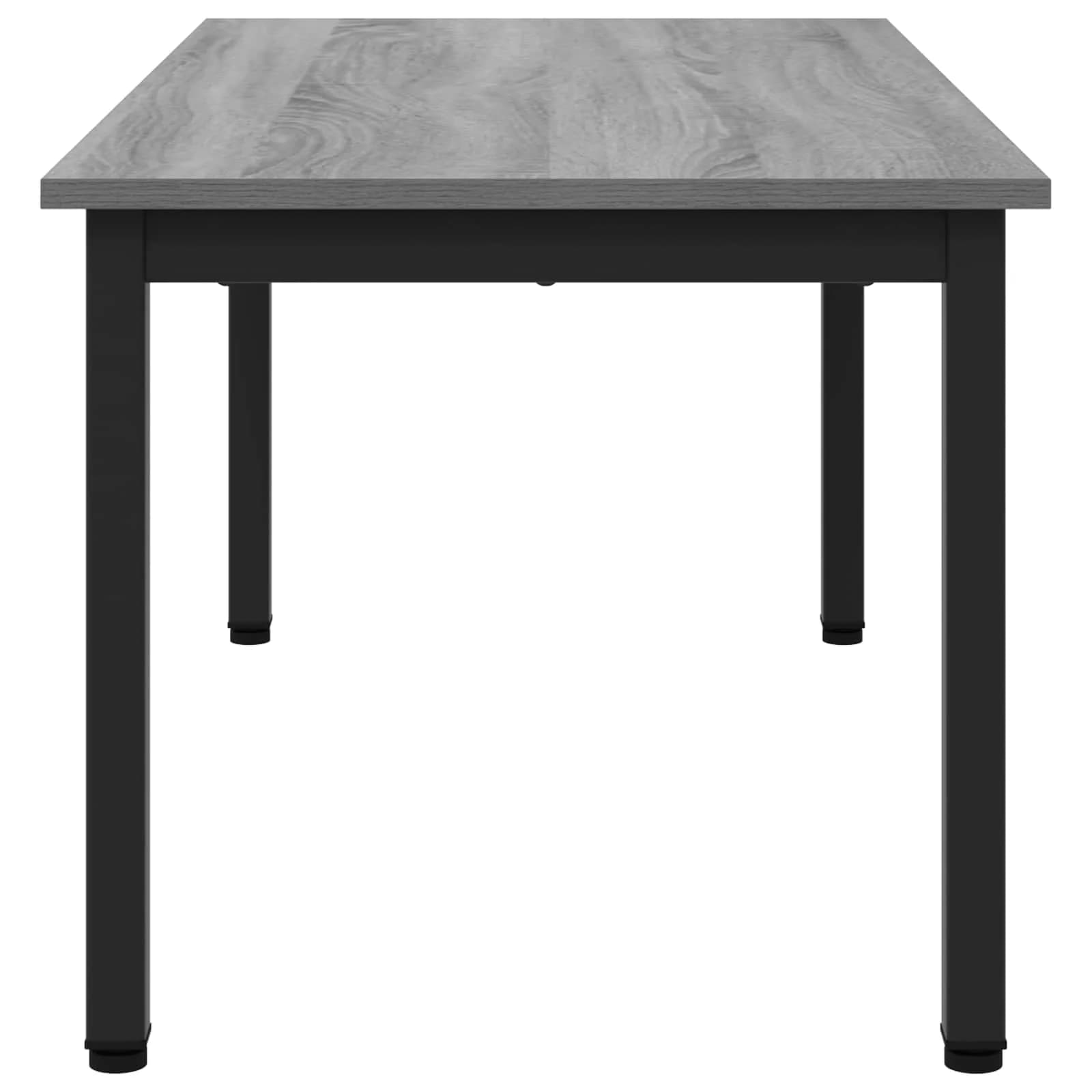 Klubska miza Siva Sonoma 100 x 50 x 45 cm Inženirski les - slika 6