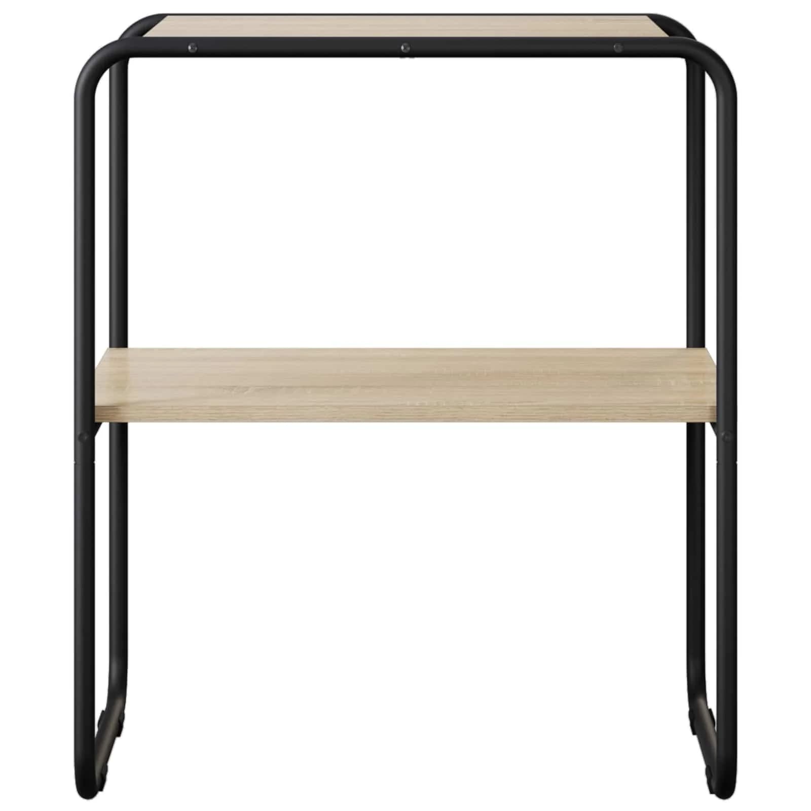 Konzolna miza Sonoma hrast 80 x 42,5 x 70 cm Inženirski les - slika 4