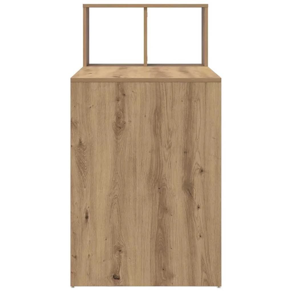 Miza Umetni hrast Inženirski les 108 x 55 x 103.5 cm - slika 6