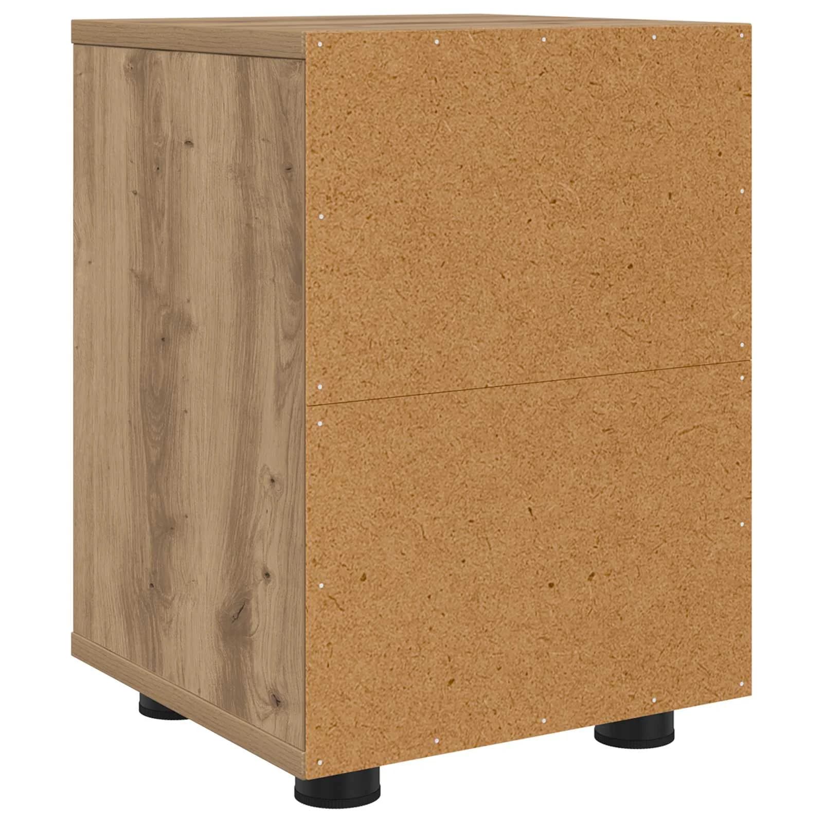 Posteljne mize 2 kos Umetni hrast 30,5 x 30 x 43 cm - slika 8