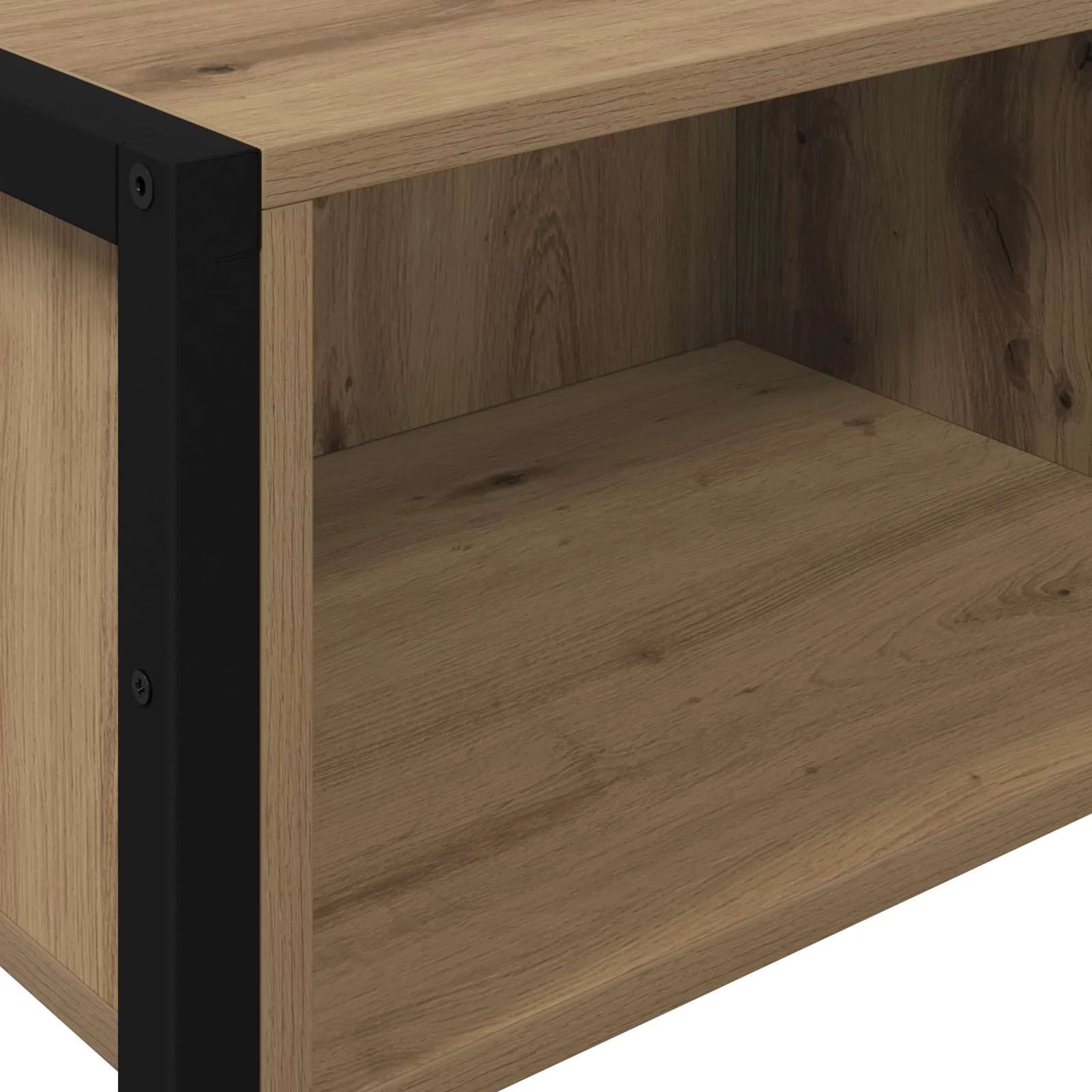 Stranska miza Oreh 100 x 36 x 75 cm Inženirski les - slika 8