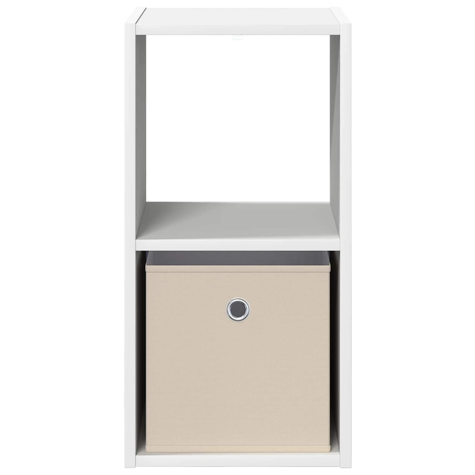 Nočna omarica Bela 30,5 x 27 x 59,5 cm Inženirski les - slika 6