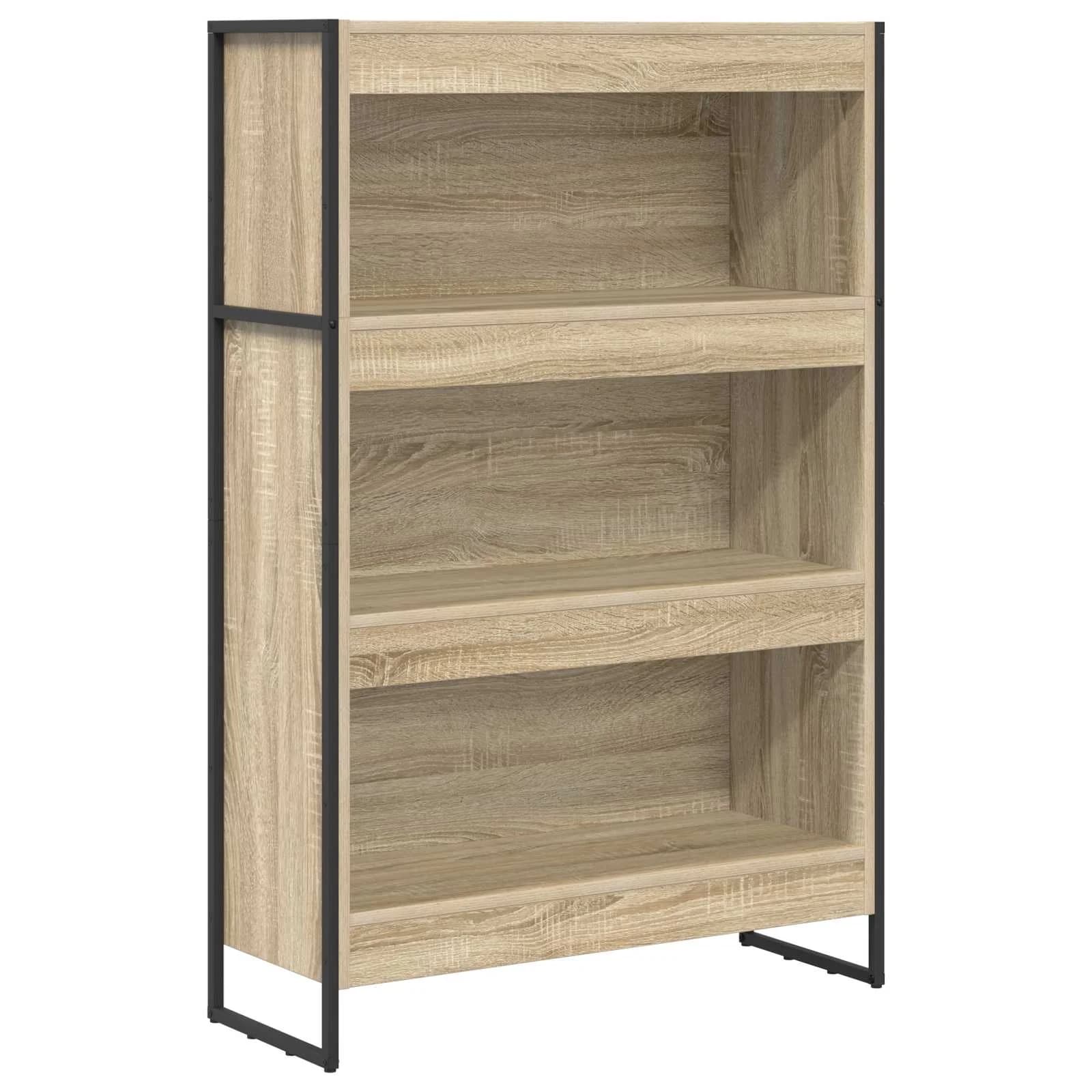 Knjigovni omar 80 x 30 x 121 cm Inženirski les Sonoma - slika 2
