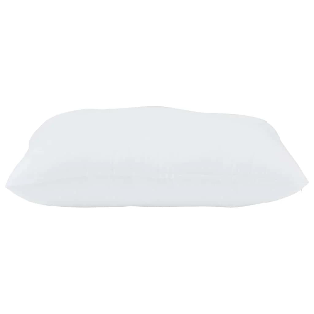 Vzglavnik 2 kos 60 x 60 x 20 cm Poliester Bela - slika 5