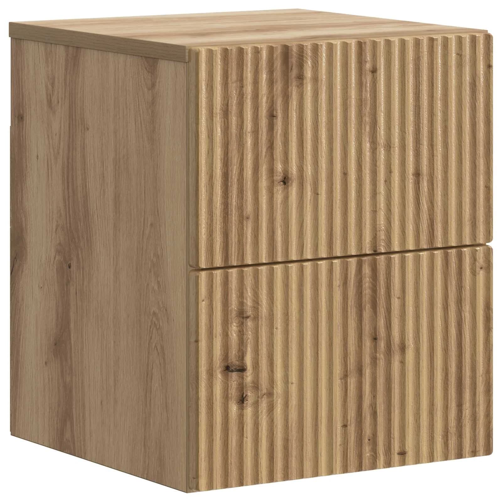 Stenski nočni omarici 2 kos Artisan hrast 33 x 34,5 x 40 cm - slika 5