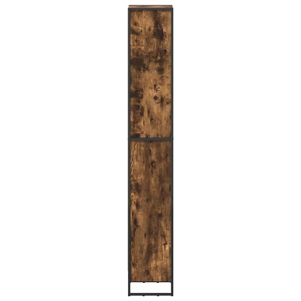 Knjigovni omar 40 x 30 x 189,5 cm Inženirski les Dimni hrast - slika 6