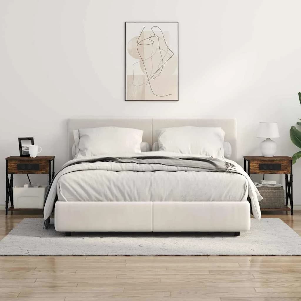 Nočna omarica 2 kos Dimljeni oreh 41 x 31 x 51 cm - slika 4