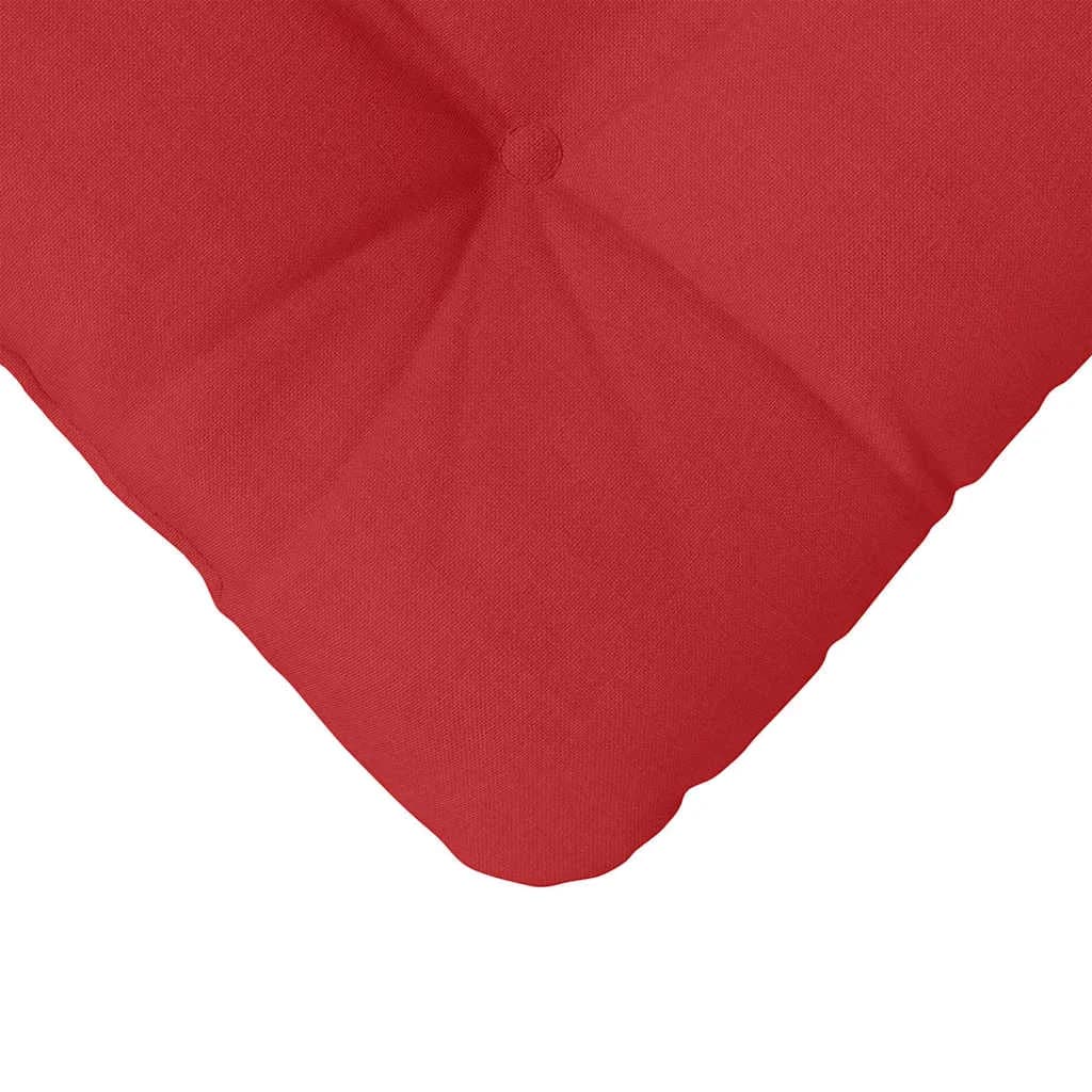 Sedežne blazine 4 kos Blago Rdeča 40 x 40 x 12 cm - slika 9