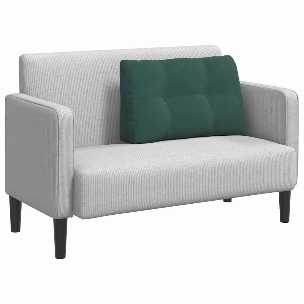 Poglavni vzglavnik Temno zelena 80 x 24 x 50 cm Žamet - slika 3