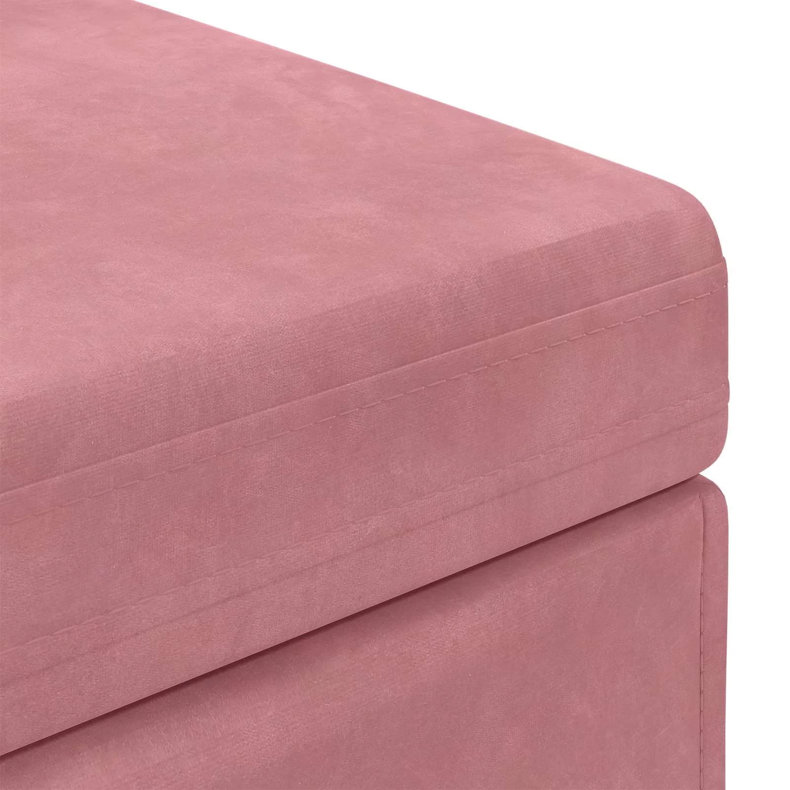 Stolica Roza 41 x 41 x 40 cm Samet in Umetno Leseno - slika 5