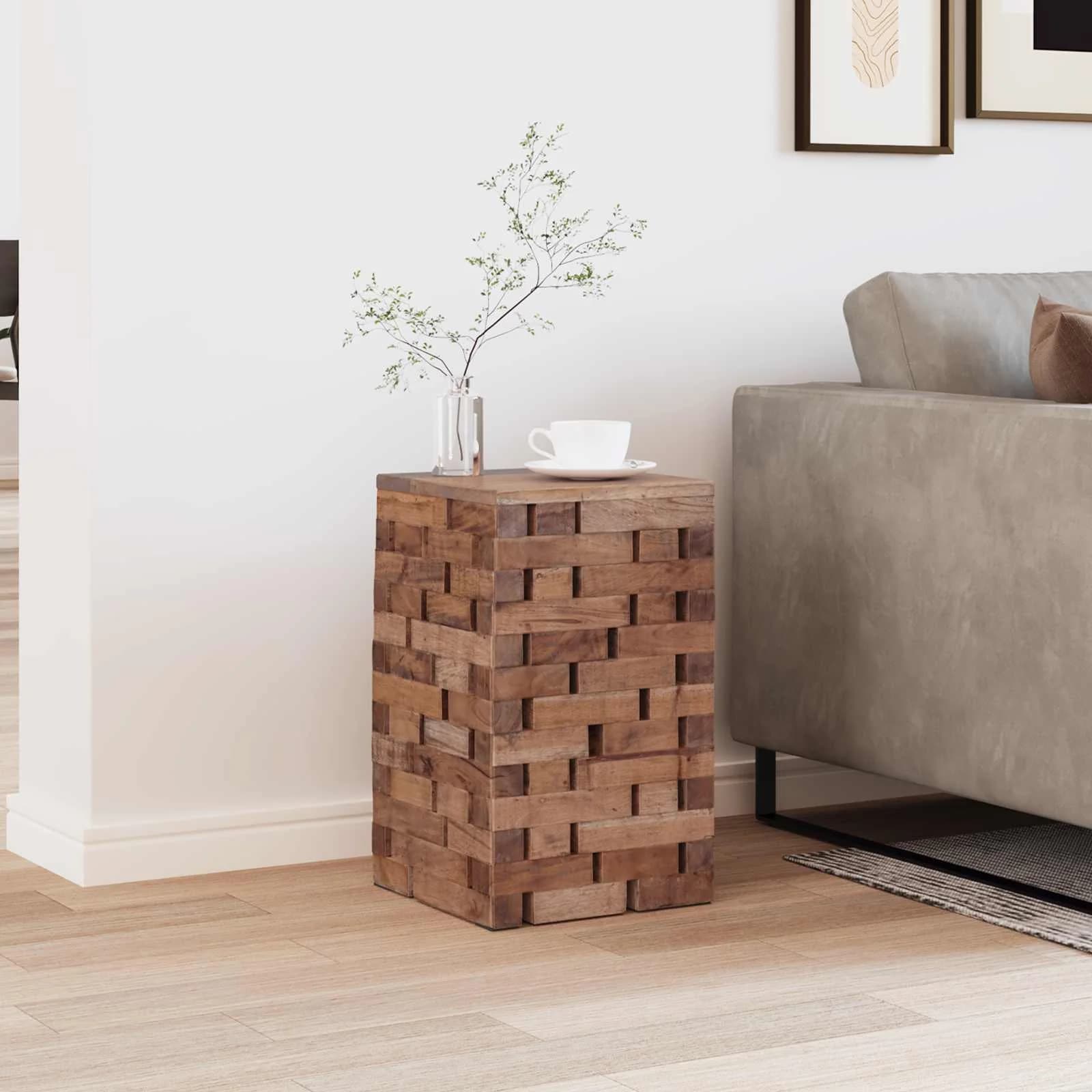 Stolica Naravna 29 x 29 x 48 cm Trden predelan les - slika 3