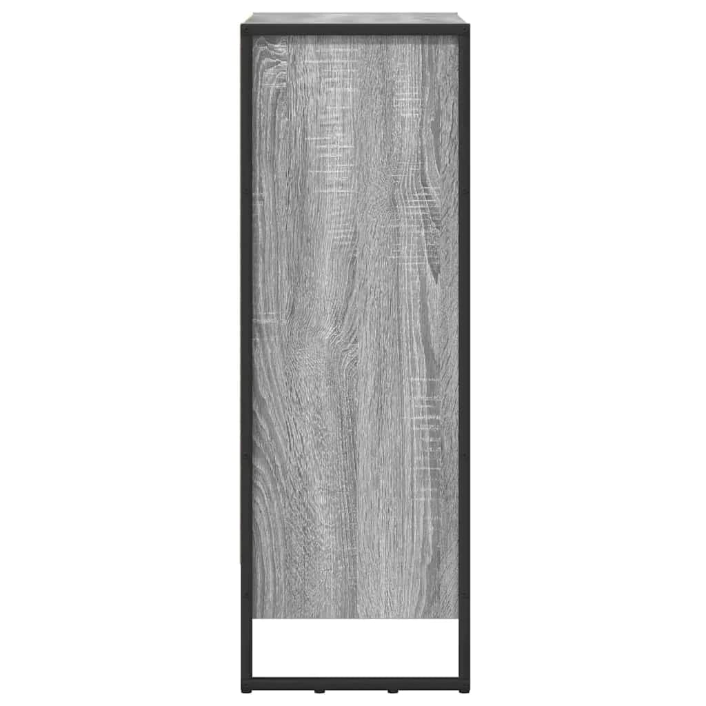 Knjigovni omar 60 x 30 x 86,5 cm Inženirski les Siva Sonoma - slika 6