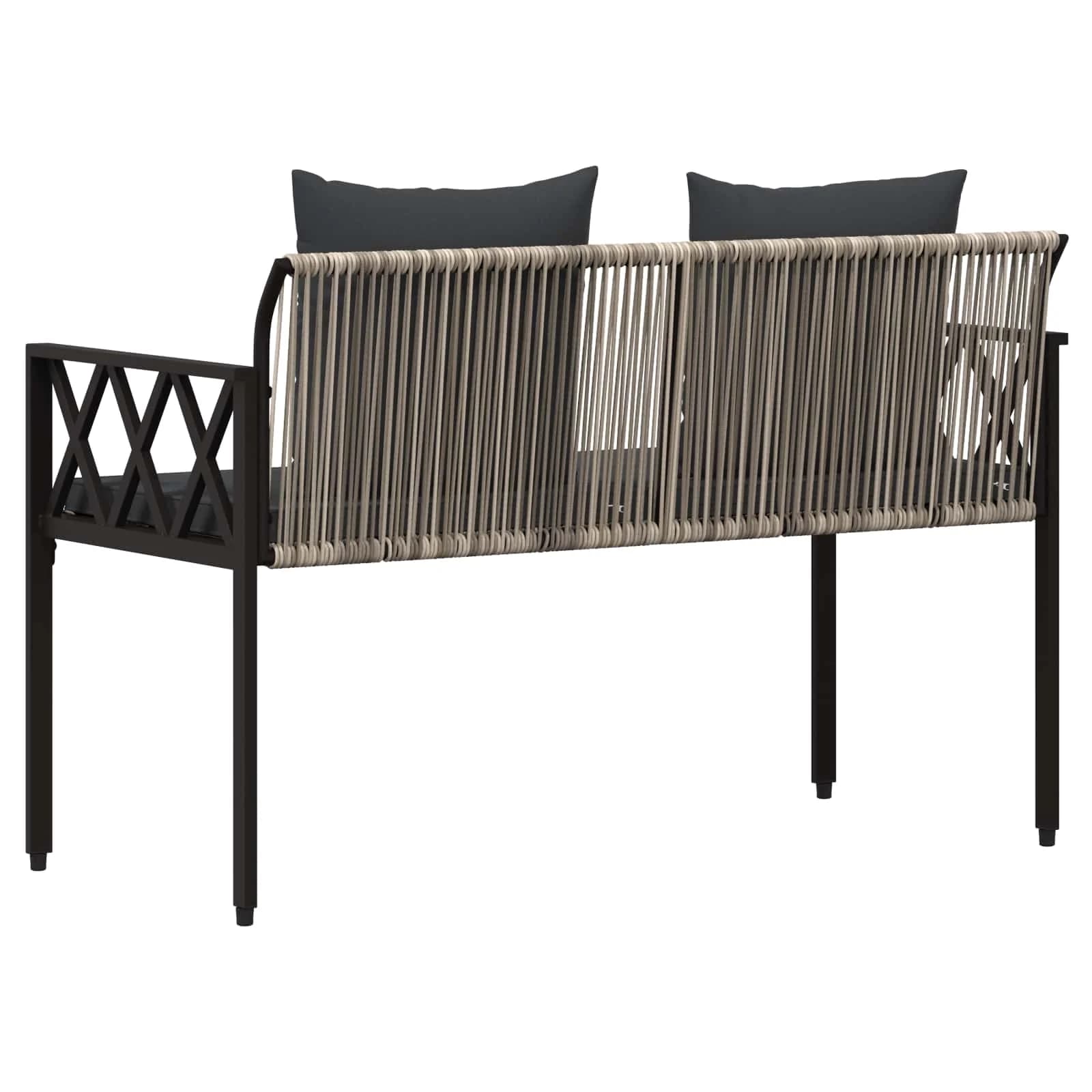 Zunanje klopi 2 -Seater 116 x 56 x 75 cm poli ratan - slika 7