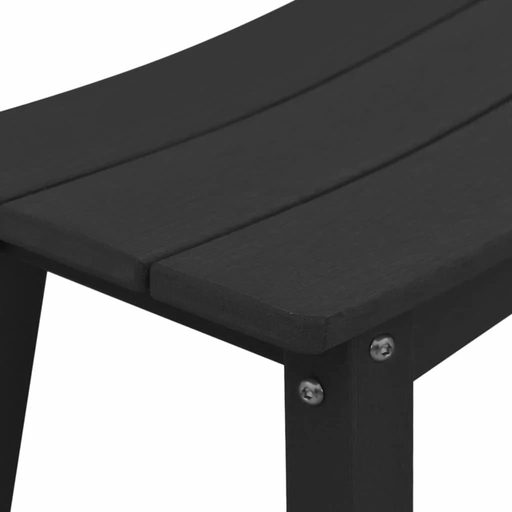 Barski stol 2 kos Črna 52 x 43 x 73,5 cm HDPE - slika 8