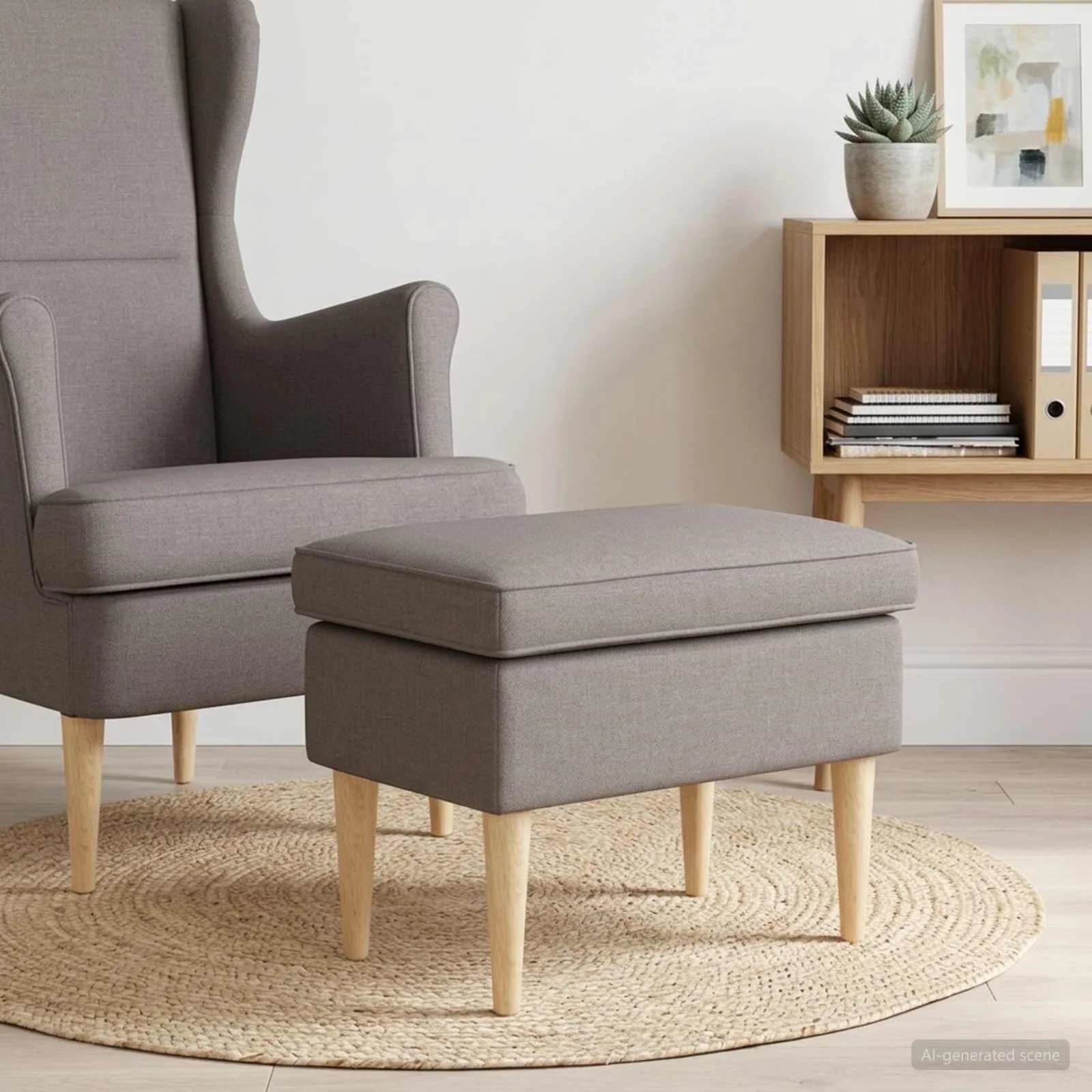 Podnožje Taupe 55 x 35 x 41 cm