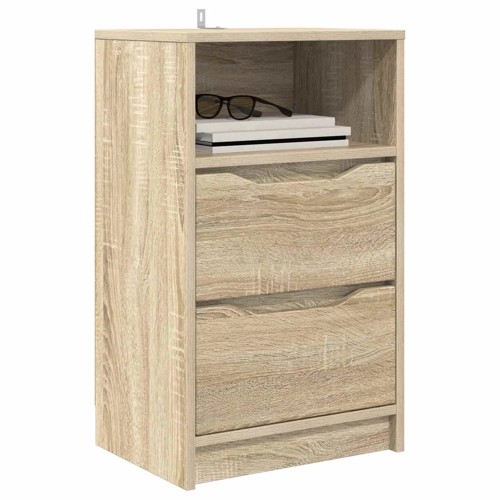 Posteljne mize 2 kos Sonoma hrast 40 x 30 x 467 cm - slika 3