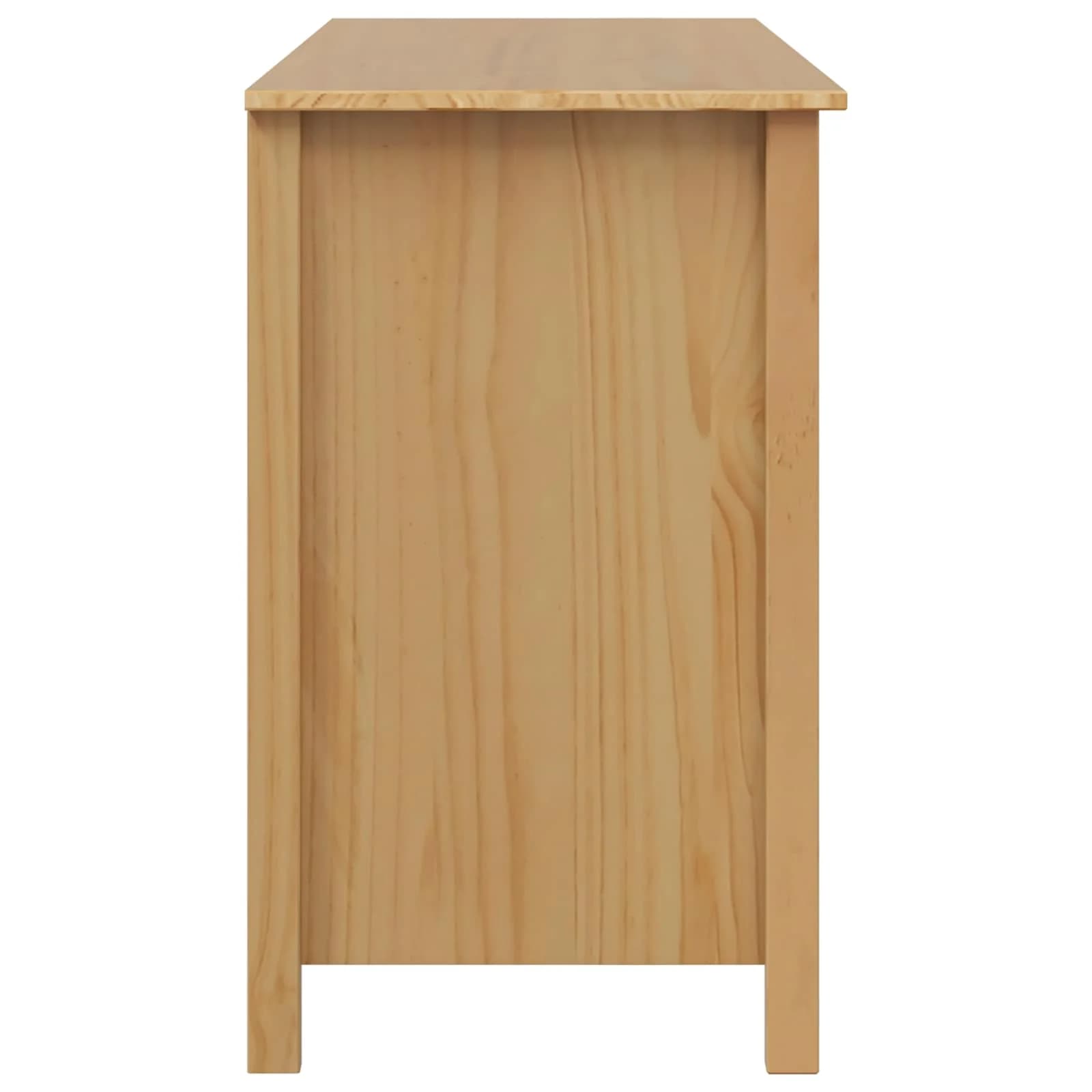 Pisalna miza z predali HILL Medeno rjava 100 x 45 x 74 cm - slika 6
