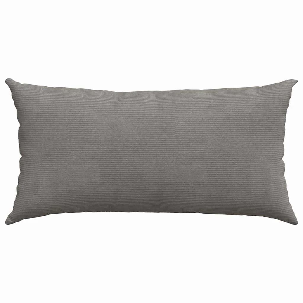 Blazine za kavč 2 pcs Svetlo siva 80 x 40 cm Žametna tkanina - slika 6