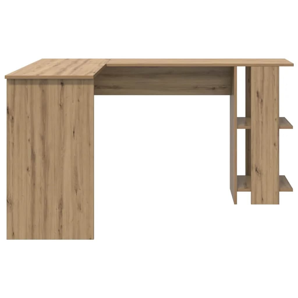 Kotniška miza Umetni hrast Inženirski les 140 x 113,5 x 75 cm - slika 6