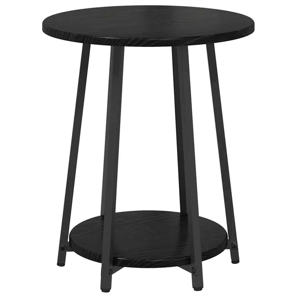 Komplet stranskih mizic 2 kos Črna Orehovina 50 x 50 x 51 cm - slika 6