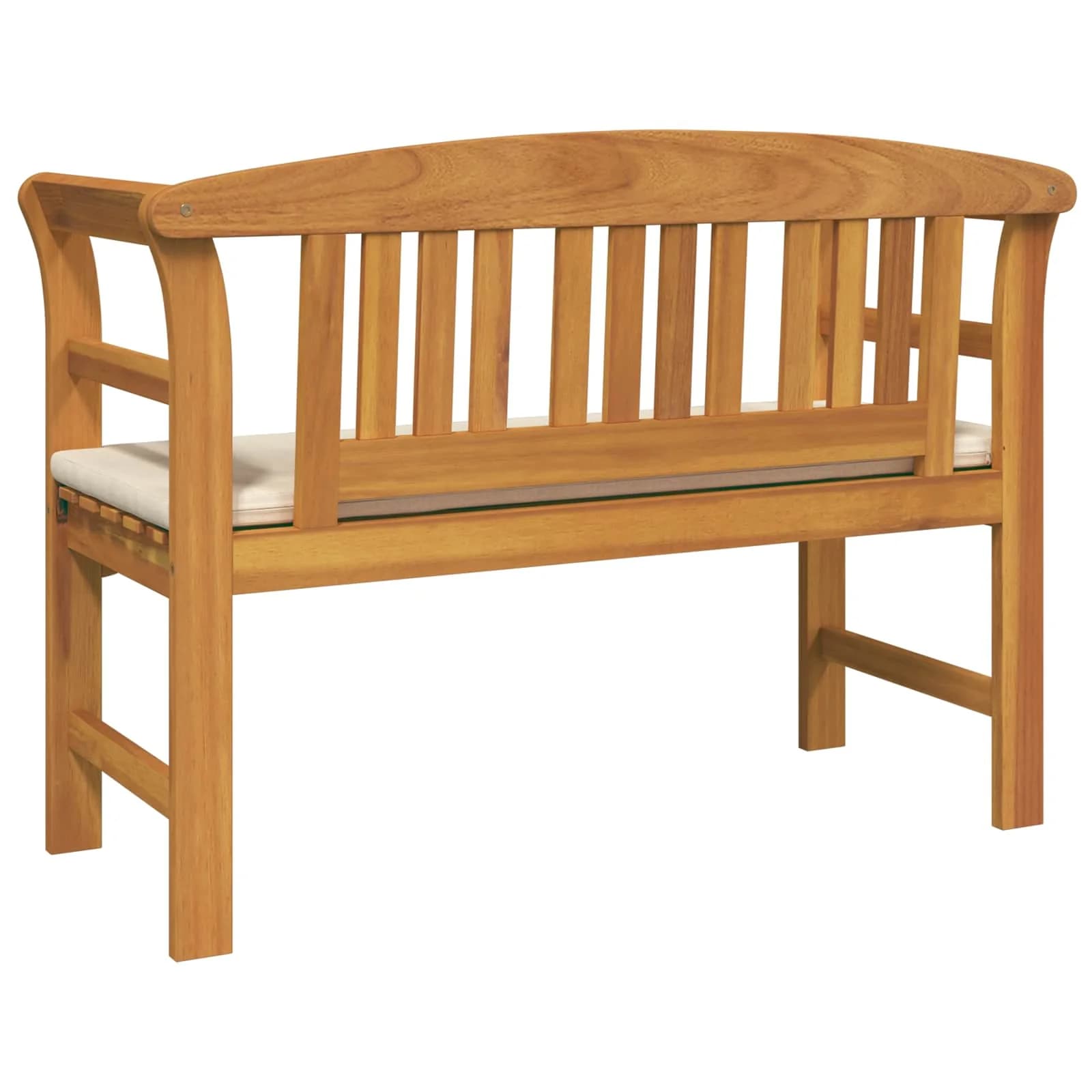Klop s rozami z blazino Kremna bela 114 x 46 x 82,5 cm - slika 6