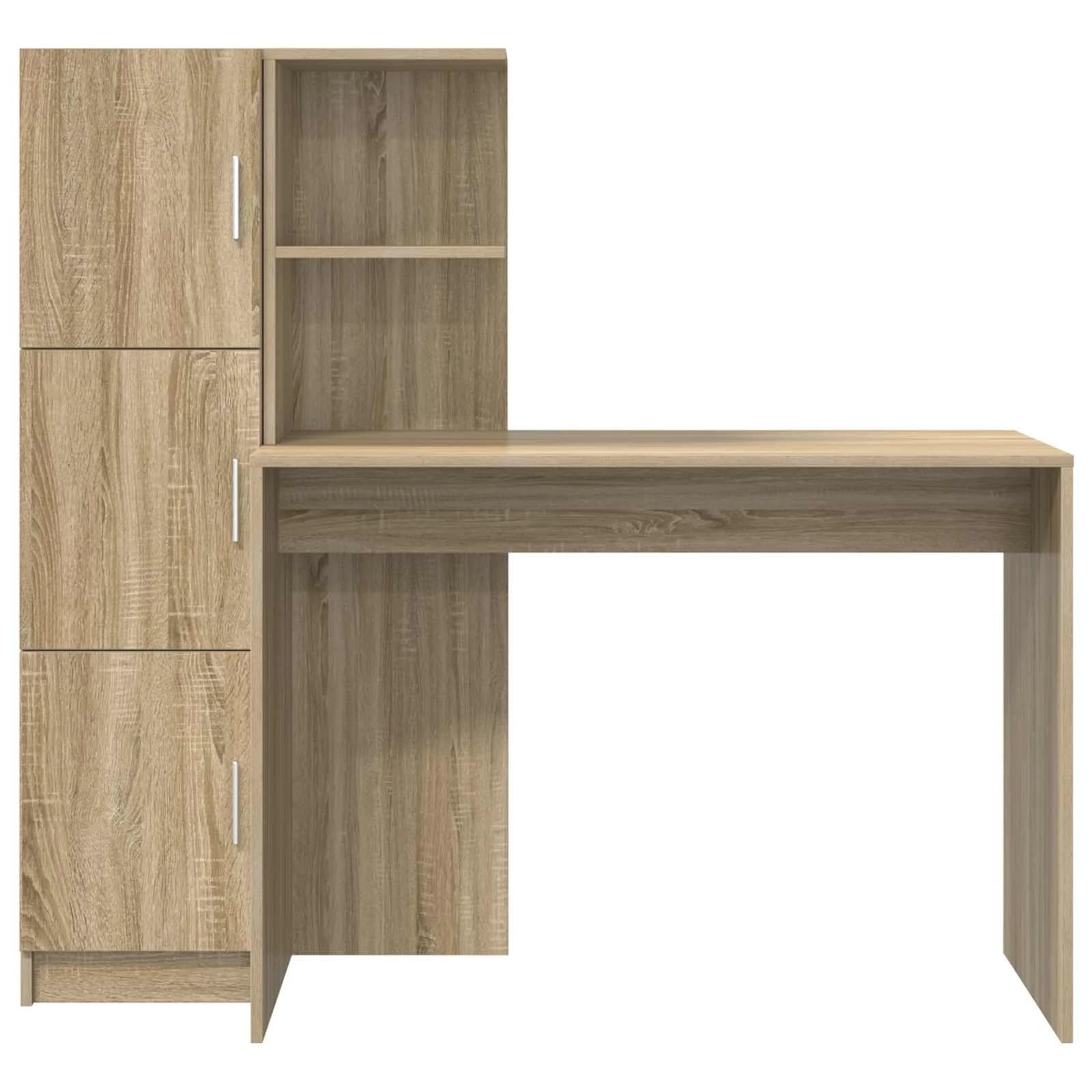 Miza Sonoma hrast 133,5 x 50 x 124 cm 2 kos - slika 8