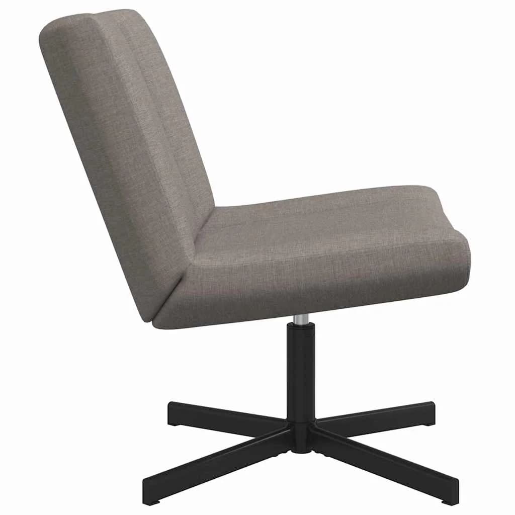 Vrtljiv stol Taupe 63 x 75 x 76 cm blago - slika 5