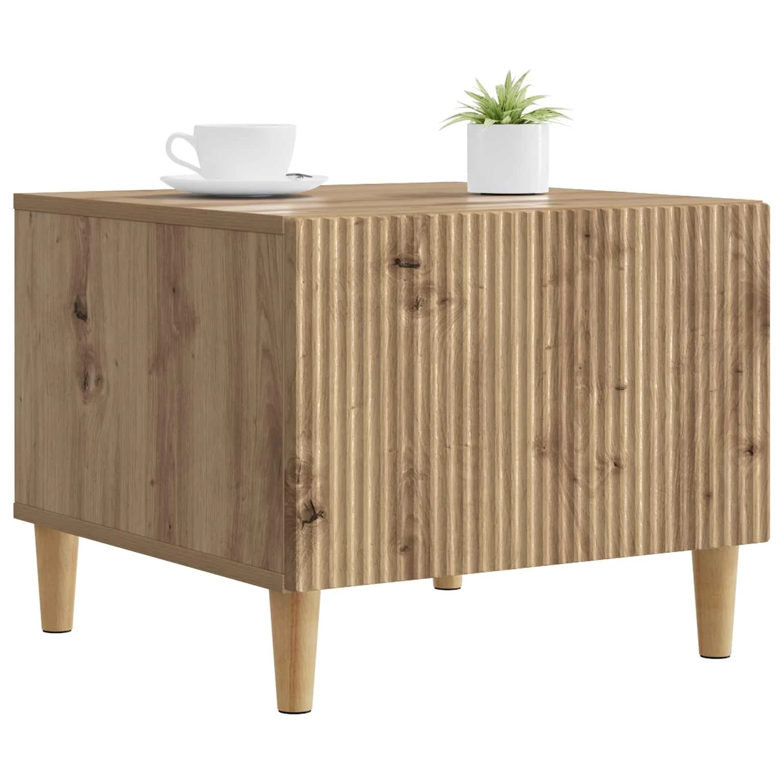 Klubska miza Artisan hrast 49 x 50 x 40 cm Inženirski les - slika 3