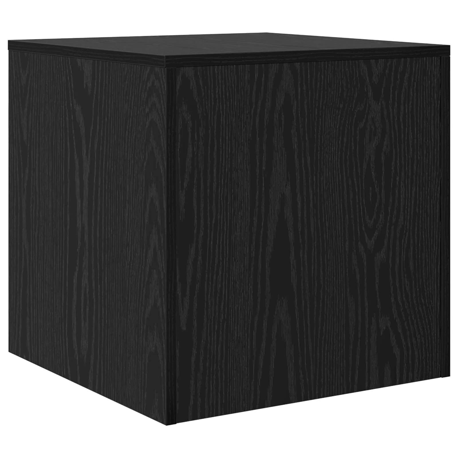 Klubska miza 3 kos Črna Orehovina 45 x 45 x 45 cm - slika 9