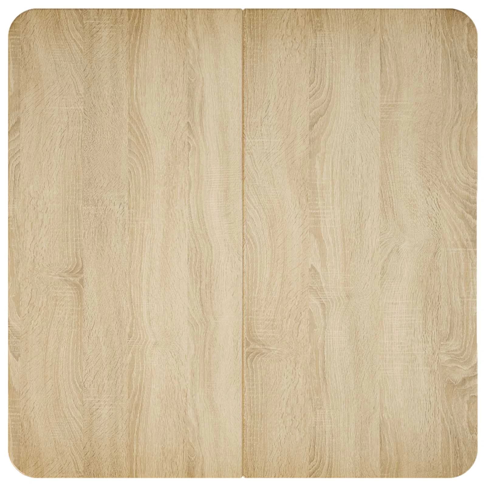Klubska miza Sonoma hrast 59 x 59 x 45 cm Inženirski les - slika 5