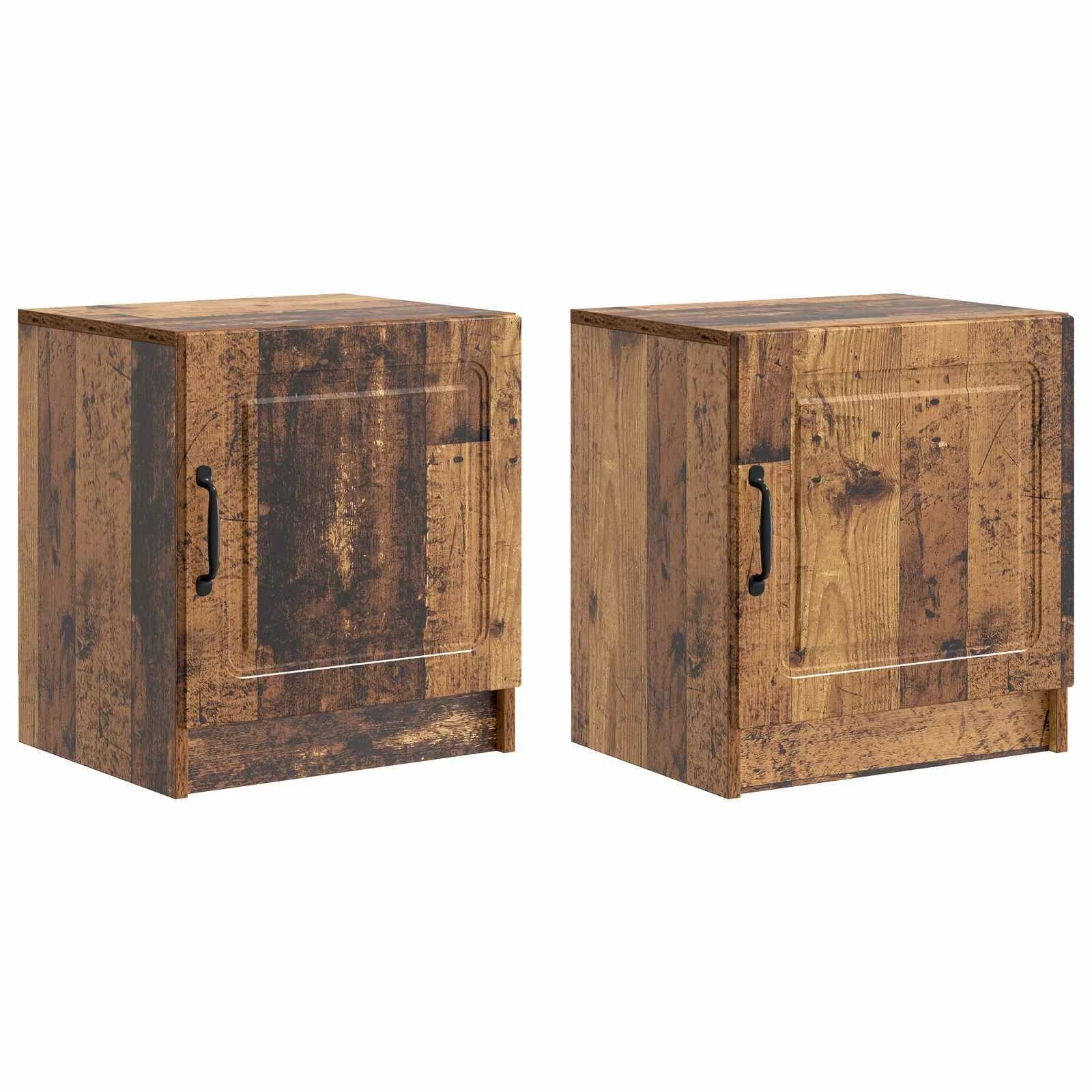 Nočna omarica 2 kos Star les 43 x 34,5 x 47 cm Inženirski les - slika 2
